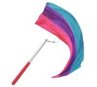 Limtula Belly Dance Voile de soie Poi Boules lancées Voile de soie Chaînes Ball Scène Accessoires Ventre Costume Ventre Danse Ballon, e, Rod swing