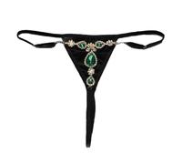 Limtula Bijoux Goutte D ' Eau Diamant Culotte String Taille Basse Chaîne en Métal G-String Érotique T Back Briefs Party Intimates Lingerie Exotique