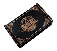 Limtula Boîte De Rangement Cartes Tarot en Bois Push Pull Conteneur Portable Bibelots D'astrologie Étui Divination Tarots pour Tarots Portable Container