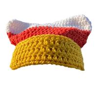 Limtula Bonnet d'hiver décontracté tricoté Y2K-Girl Hot Girls Photo Prop avec crochet vêtements d'hiver souples