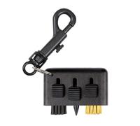 Limtula Brosse de Nettoyage de de Golf 3 en 1, Nettoyeur de rainures de Balle pour Les rainures de tête et l ' élimination des Grains dans Une Brosse de Nettoyage de Taille Portable