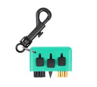 Limtula Brosse de Nettoyage de de Golf 3 en 1, Nettoyeur de rainures de Balle pour Les rainures de tête et l ' élimination des Grains dans Une Brosse de Nettoyage de Taille Portable
