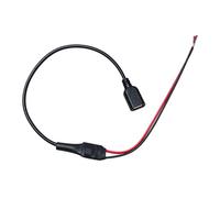 Limtula Câble convertisseur de Tension 9V 12V 24V à 5V, USB | Fils d ' entrée dénudés rouge et, conversion de tension définie, adaptés projets d ' électronique de puissance