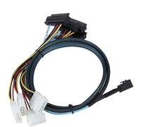 Limtula Câble De Connexion Plusieurs Lecteurs MiniSAS SFF 8643 À Quatre 29 Broches SFF 8482 Avec Puissance 4P Pour Câble Serveur Professionnel À Vitesse Rapide