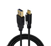 Limtula Câble de Connexion USB C de qualité Industrielle, 1m | Mécanisme de verrouillage à vis, sortie de fil centralisée, construction à haute flexibilité, applications en