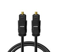 Limtula Câble numérique en fibre optique SPDIF TosLink 1 m, 1,5 m, 2 m, 3/5 m mâle vers mâle