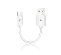 Limtula Câble USB type-c court de 20cm, cordon de chargement, de de données, tablette, fil de chargeur de téléphone portable pour fil de données S23 S22 S21, White