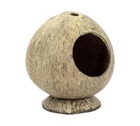Limtula Cachette en Fibre Naturelle pour Hamster avec Conception de Flux | Cachette en fibres naturelles avec base résistante à la mastication pour un habitat chaud en hiver et une activité