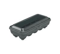 Limtula Caisse à œufs Portable avec séparateurs, conteneur de Stockage réfrigérateur avec 10/15 Compartiments, Outil de Cuisine, boîte Transparente pour ovules