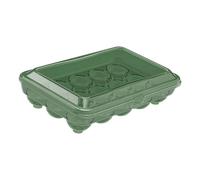 Limtula Caisse à œufs Portable avec séparateurs, conteneur de Stockage réfrigérateur avec 10/15 Compartiments, Outil de Cuisine, boîte Transparente pour ovules