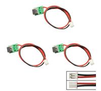 Limtula Carte Adaptateur de Terminal de Type C Femelle XH2.54 / PH2.0, 3 pièces, pour la Modification des Tests des appareils PH2.0