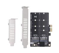 Limtula Carte adaptateur PCIE vers double états d'extension de disque pour PC de bureau États connecteurs de disque
