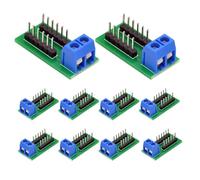 Limtula Carte d ' Interface de connecteur avec borne à vis à 2 Positions et embase mâle 2x6, PCB de 2, 54 Mm pour Les tâches de routage de Fils