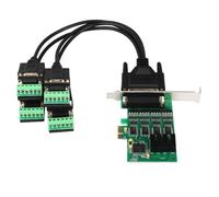 Limtula Carte Industrielle PCIe RS422 RS485 à 4 Ports à Vitesse Rapide avec à Profil Bas pour Remplacement d ' Application Industrielle Carte PCIE à de données Rapide