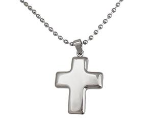 Limtula Chaîne à pendentif croix à Double à la mode, bijoux religieux à la mode, adaptés fêtes et à un usage quotidien, bijoux de croix unisexes