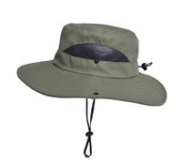 Limtula Chapeau bob respirant à large bord pare-soleil jungle soleil pour plein air randonnée camping chapeau pêcheur pêcheur unisexe, vert militaire, Taille unique