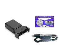 Limtula Chargeur de Piles Bouton Li-ION Rechargeables de Type C pour Piles Bouton Li-ION LIR2032 LIR1632 LIR2025 LIR2016 LIR2032H