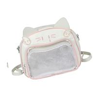 Limtula Chats Pu À Japonais Femmes Adolescentes Sacs Écoliers Itabag Pour La Broche Anime Affichage De Poche Claire Crampe Crossbody À Bandoulière Pubag École En Cuir