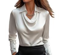 Limtula Chemisier décontracté d ' Affaires à la Mode, White XL