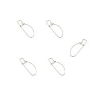 Limtula Clips de Maintien pour Les pêcheurs en | Ensemble de cinq pièces en acier inoxydable 304 avec fermetures en forme de fil dans les assemblages de longerons