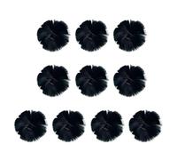 Limtula Collection d ’ embellissements Floraux Plume d ’ oie 10, Black F