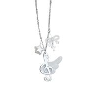 Limtula Collier aile angélique de rêve avec Notes de musique, pendentif aile féminine, bijoux cadeaux gracieux pour filles ou amies, bijoux à breloques délicates