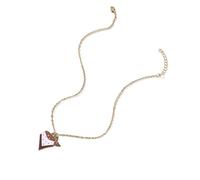 Limtula Collier avec pendentif en forme de botte occidentale réglable avec détails colorés - Idéal pour les personnes à la pointe de la mode - Bijoux sur le thème cowboy, taille unique, Comme décrit