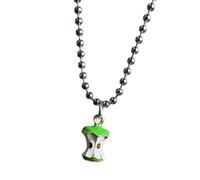 Limtula Collier d ' accent de tenue superposée, pendentif de fruits ludique, brin de perles rondes, bijoux en alliage léger pour un galant, les projets de voyage, un dressing prêt pour photo, à de