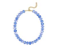 Limtula Collier de perles acryliques colorées et élégantes, accessoire de chaîne de clavicule réglable unique pour tenues décontractées ou formelles, collier de perles géométriques