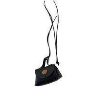 Limtula Collier en cuir avec pendentif porte-monnaie pour, Black