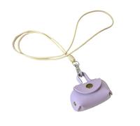 Limtula Collier moderne en cuir PU avec pendentif de, chaîne de cou, breloque conçu pour les femmes avant-gardistes qui aiment se démarquer par les bijoux pour femmes, Purple
