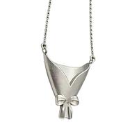 Limtula Collier pendentif à Clip pour Bouquet de fleurs, bijoux pour usage quotidien, chaîne de cou à longueur réglable, porte-fleurs portable