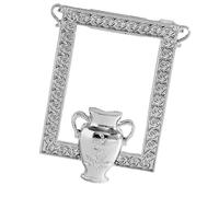 Limtula Collier pendentif vase à fleurs en alliage, bijoux de vêtements uniques, Texture en alliage adapté femmes, bijoux de mode, accessoire de mode de fête