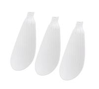 Limtula Composants de Ventilateur alternatifs ABS, pour Ventilateur Suspendu USB, Leaxes de 22Mm, Feuilles en Plastique Blanc, affûteurs à Haute Ventilation, 3/6 pièces