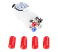 Limtula Connecteur d ' Alimentation de Filament 4 en 1 pour imprimantes 3D X1C, résine Transparente avec Couvercle d ' étanchéité, coupleur en résine Transparente