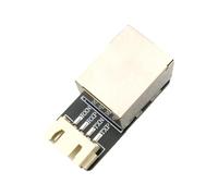 Limtula Connecteur Ethernet Compact, Turn The Socket | Carte adaptateur RJ45 blindée pour les changements de routage des ports, pièce de pont de câblage PCB