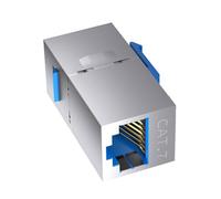 Limtula Connecteurs RJ45 à blindage compact Coupleur RJ45 de données 10 Gbit/s pour extension de panneau réseau et gestion des câbles Coupleur blindé Extension Ethernet