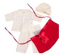 Limtula Costume Photo De Bébé Ensemble De Tenue De Cuisinier Avec Chapeau Tablier Accessoires Pour Nouveau-nés Vêtements De Séance Photo Vêtements De Cuisine Pour Nourrissons Accessoires Photo
