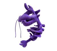 Limtula Costume pour Animal de Compagnie avec pièces de, Purple B | Détails sculptés de la colonne vertébrale et des côtes, pièces de membres en peluche connectées, look squelette de