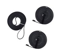 Limtula Courroie synchrone Noire fiable pour imprimantes 3D sur la série P1, durée de prolongée, Ceinture XYZ, Caoutchouc résistant à l ' Usure en Option