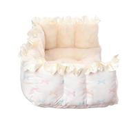 Limtula Coussin en peluche pour animal domestique - Rembourrage en coton PP - Lavable - Chaud - Pour l'hiver - Pour personnes âgées - Confortable - Tapis lavable