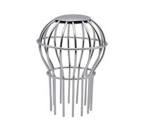 Limtula Couvercle de Drainage Rond Anti-Blocage Robuste, Conception en dôme en Acier Inoxydable, Protection de gouttière de Balcon avec Couvercle de Drainage sphérique à Installation Rapide pour Toit
