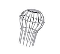 Limtula Couvercle de Drainage Rond Anti-Blocage Robuste, Conception en dôme en Acier Inoxydable, Protection de gouttière de Balcon avec Couvercle de Drainage sphérique à Installation Rapide pour Toit