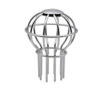 Limtula Couvercle de Drainage Rond Anti-Blocage Robuste, Conception en dôme en Acier Inoxydable, Protection de gouttière de Balcon avec Couvercle de Drainage sphérique à Installation Rapide pour Toit