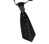 Limtula Cravate Gothique Vintage Pour Hommes Et Femmes Avec Chaîne En Métal Fête De Mariage Nœud Papillon Pré-noué Chemisier Pour Femmes