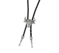 Limtula Cravate Tressée Unisexe De Berger Avec Pendentif En Métal Réglable Et Sangle En PU Flexible Cravate Bola Réglable De Cowboy