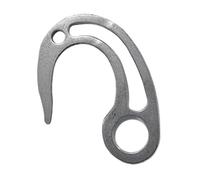 Limtula Crochet d ' pour itinéraires Rocheux, Accessoire de positionnement de Corde en Acier Inoxydable avec Corps en métal Solide, Crochet d ' pour Utilisation sur Sentier, positionnement de en