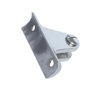 Limtula D ' auvent de Bateau à Base incurvée en Acier Inoxydable avec Connexion à charnière supérieure, Marin à Deux Trous de 57 x 20 mm pour Le Remplacement du Dessus Bimini