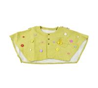 Limtula d ' épaule pour propriétaire d ' Oiseau de Compagnie, Yellow | Protection d ' interaction pour perche, ajustement boutonné sur le devant, large couverture autour d ' une pratique