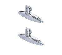 Limtula de Bimini pour Bateau, Paire de Bases de canopée Marine en Acier Inoxydable, Service de Remplacement de matériel de sur Pont, Base de charnière d ' auvent de Bateau, raccord de Pont de